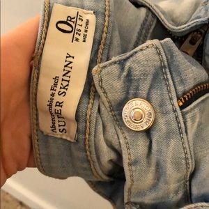 Abercrombie and Fitch skinny jeans!